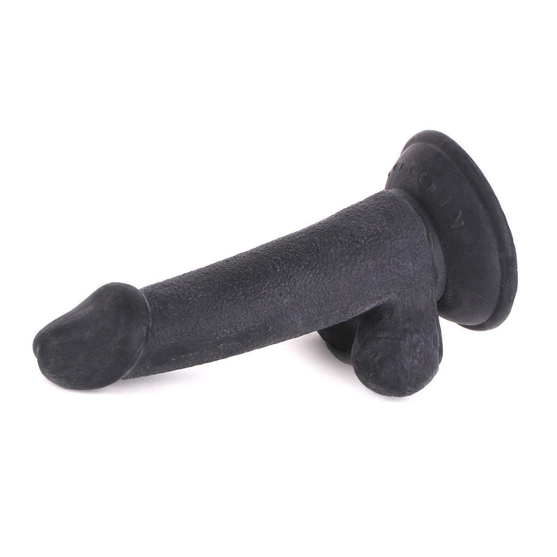 Kiotos Cox - Rechte Dildo Met Balzak 16 x 4 cm - Zwart