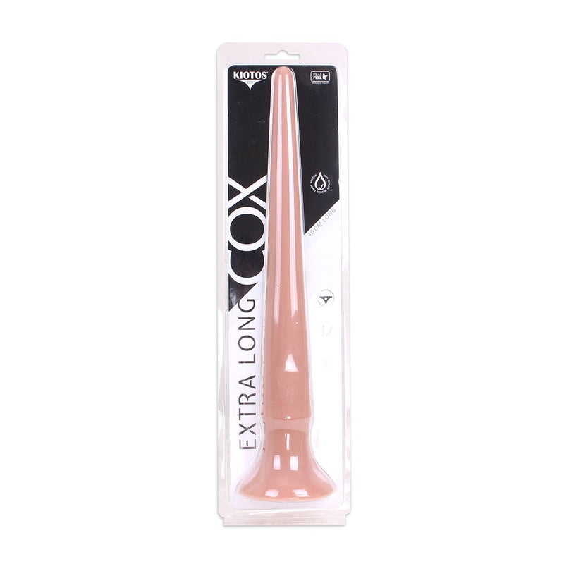 Kiotos Cox - XXL dildo Van 40 cm lang Met Diameter Van 18 mm > 45 mm - Lichte Huidskleur
