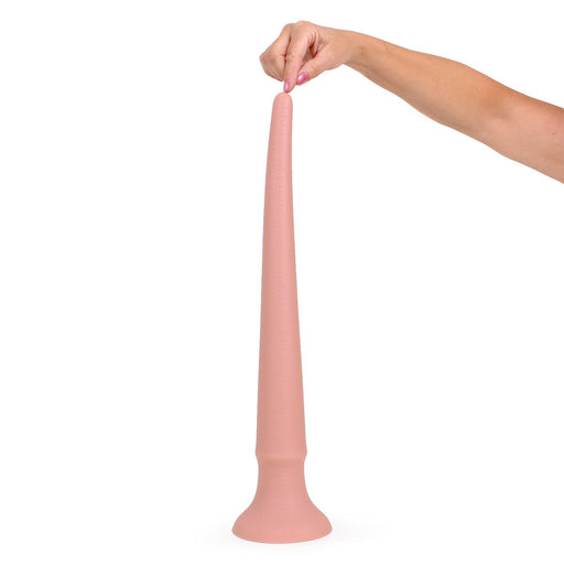 Kiotos Cox - XXL dildo Van 50 cm lang Met Diameter Van 23 mm > 56 mm - Lichte Huidskleur