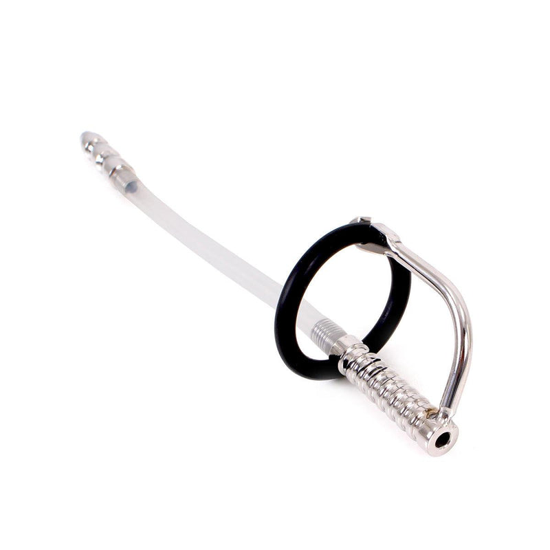 Kiotos - Geribbelde Urethral Catheter Plug - Dilator Met eikelring