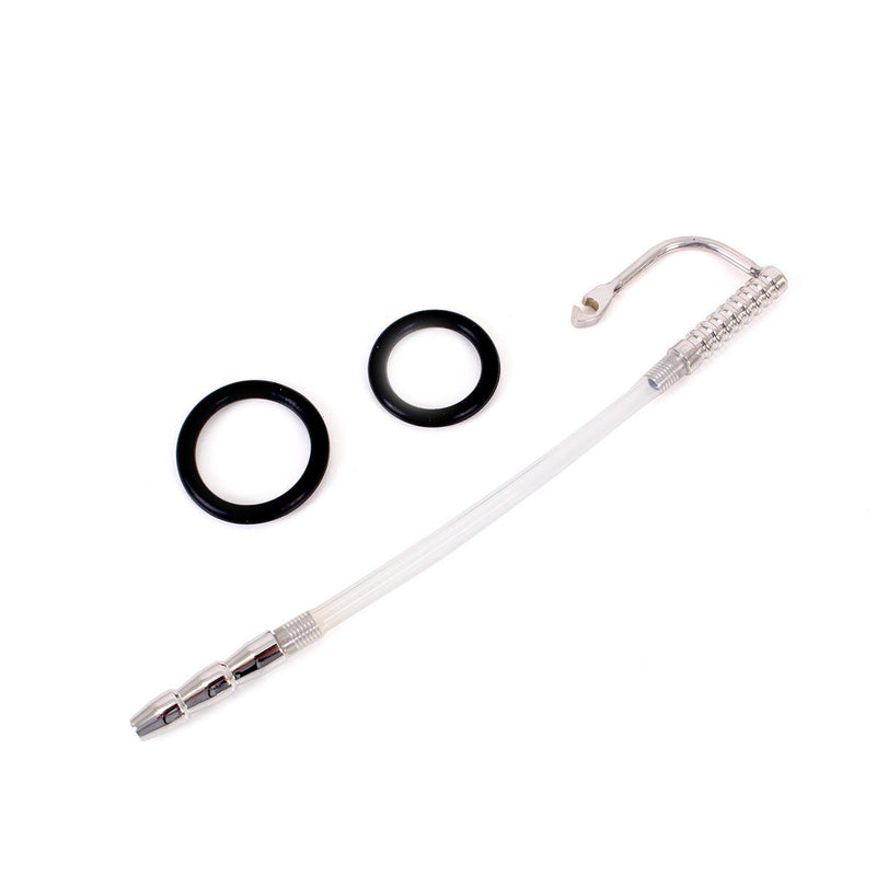 Kiotos - Geribbelde Urethral Catheter Plug - Dilator Met eikelring