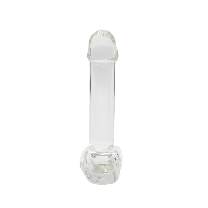 Kiotos - Gladde Glazen Dildo 17 x 3 cm - Transparant