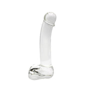 Kiotos - Gladde Glazen Dildo 17 x 3 cm - Transparant