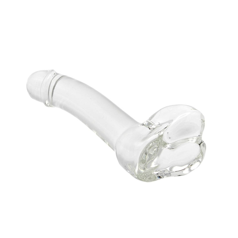 Kiotos - Gladde Glazen Dildo 17 x 3 cm - Transparant
