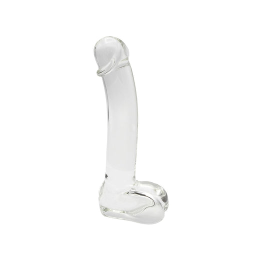 Kiotos - Gladde Glazen Dildo 17 x 3 cm - Transparant