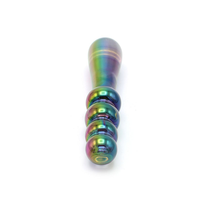 Kiotos Glass - Glazen Dildo Beads - Rainbow