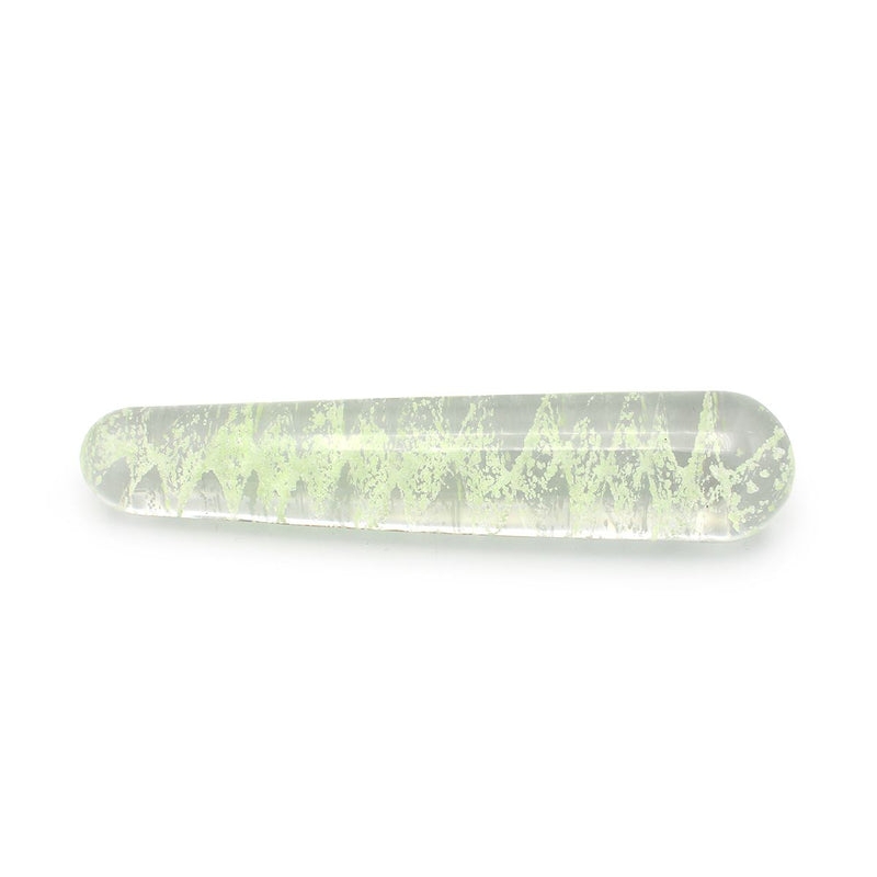 Kiotos Glass - Glazen Dildo Curve - Glow in the Dark