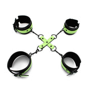 Kiotos - Glow in the Dark - Boeienset - Polsboeien Handboeien en Hogtie Set