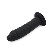 Kiotos - Grote Siliconen Dildo 18 x 4.5 cm Met Zuignap & geschikt Voor strap-ons - Zwart