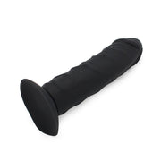 Kiotos - Grote Siliconen Dildo 18 x 4.5 cm Met Zuignap & geschikt Voor strap-ons - Zwart