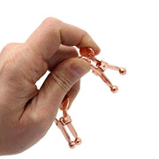 Kiotos - Knijper Tepelklemmen met Balvormige Uiteindes - Extra Sensaties - Rosé Goud