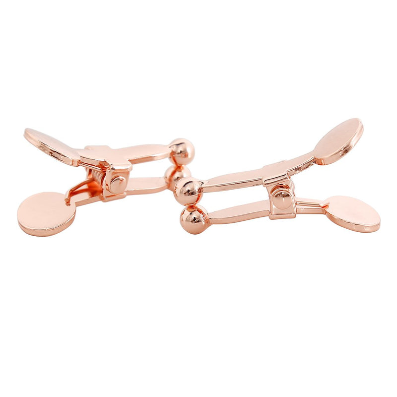 Kiotos - Knijper Tepelklemmen met Balvormige Uiteindes - Extra Sensaties - Rosé Goud