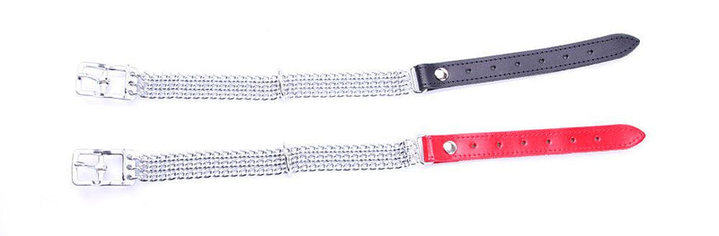 Kiotos Leather - Chain Collar - Zwart
