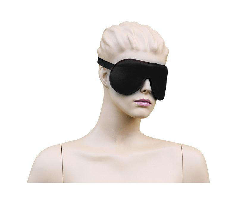Kiotos Leather - Leren Oogmasker - Zwart
