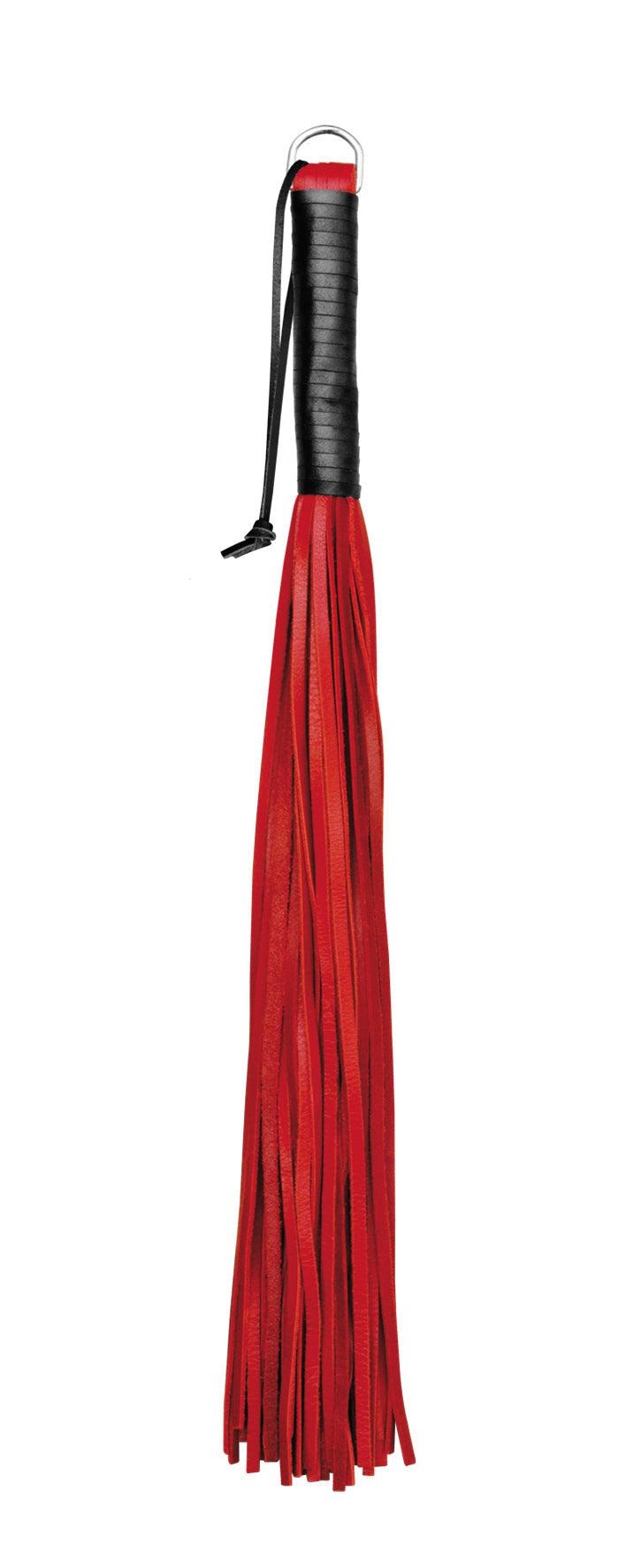 Kiotos Leather - Rode Flogger Zweep Met 48 strengen