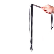 Kiotos Leather - Slank strokenzweepje Met Metalen Handvat