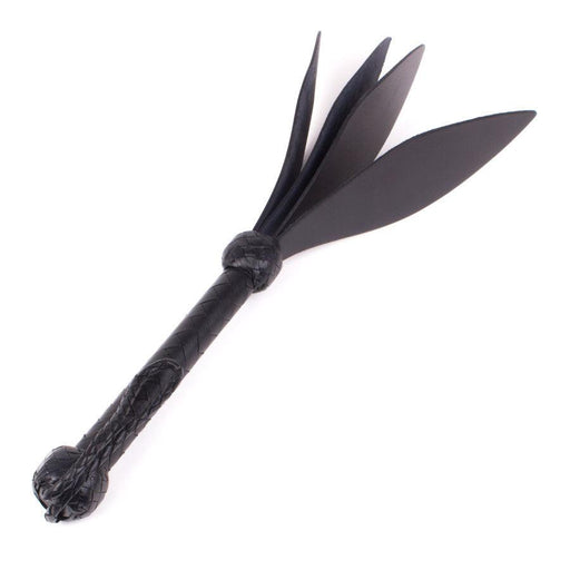 Kiotos Leather - Slapper - Driedubbele Paddle - Zwart