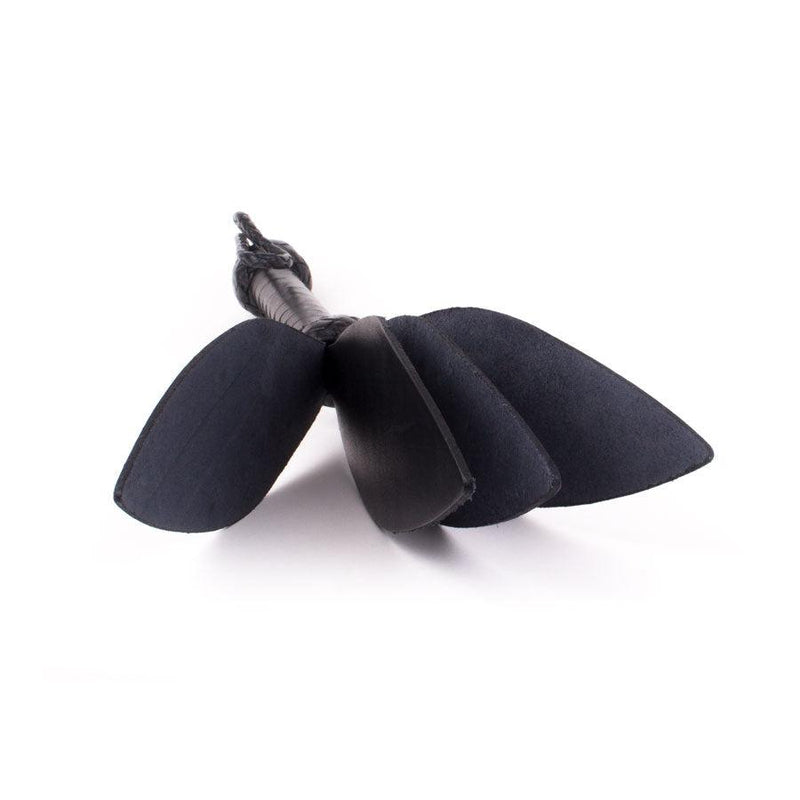 Kiotos Leather - Slapper - Driedubbele Paddle - Zwart