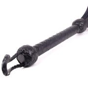 Kiotos Leather - Slapper - Driedubbele Paddle - Zwart