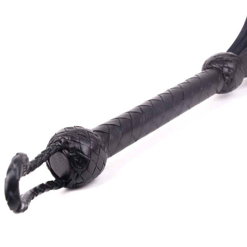 Kiotos Leather - Slapper - Driedubbele Paddle - Zwart