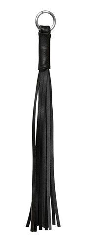 Kiotos Leather - Vinger Zweepje 25 cm - Zwart