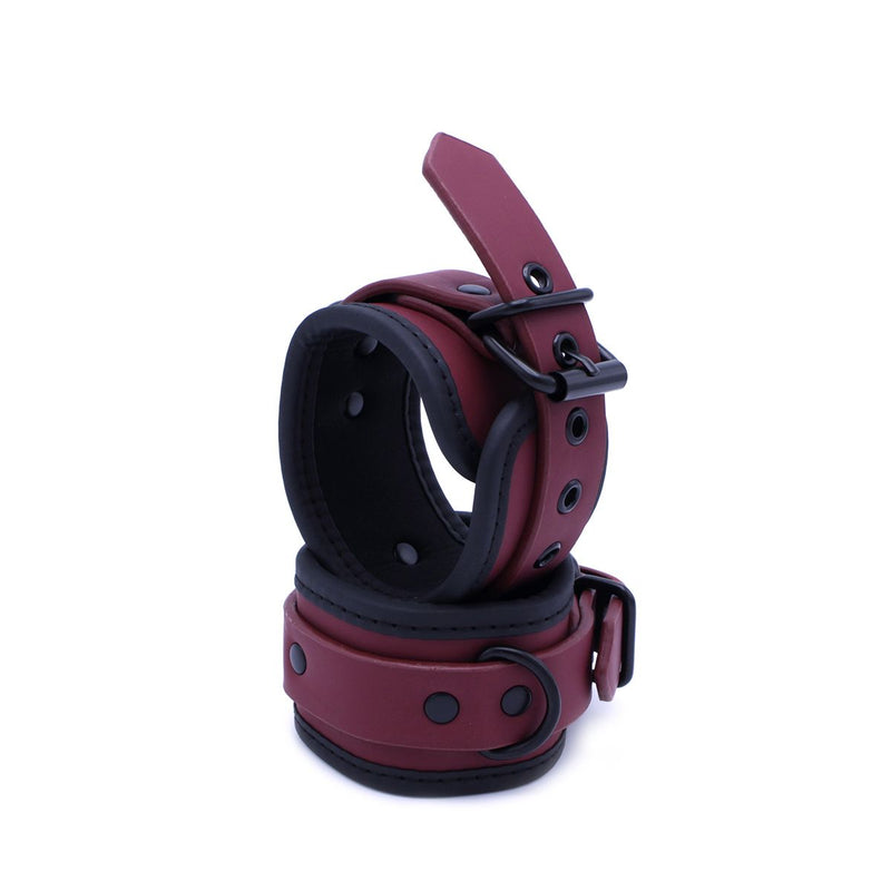 Kiotos - Luxe Bondageset Met Opbergtas - Bordeauxrood/Zwart