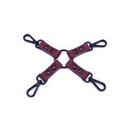 Kiotos - Luxe Bondageset Met Opbergtas - Bordeauxrood/Zwart