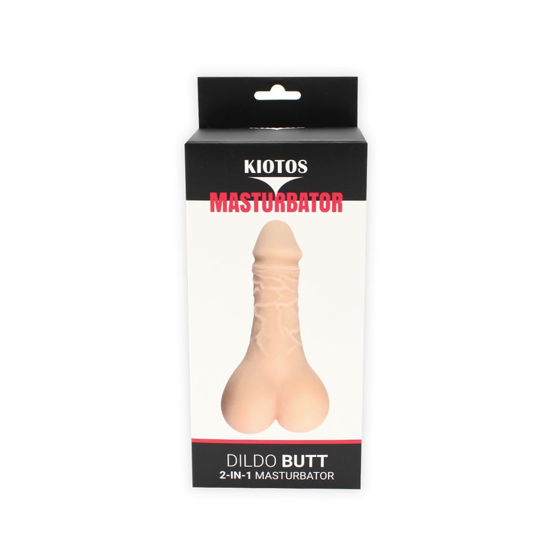 Kiotos - Masturbator & Dildo Butt 2-in-1 - lichte huidskleur