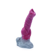 Kiotos Monstar - Fantasie Anaal Dildo 42 - 25.5 x 4.8 cm - Wit/Rood/Grijs