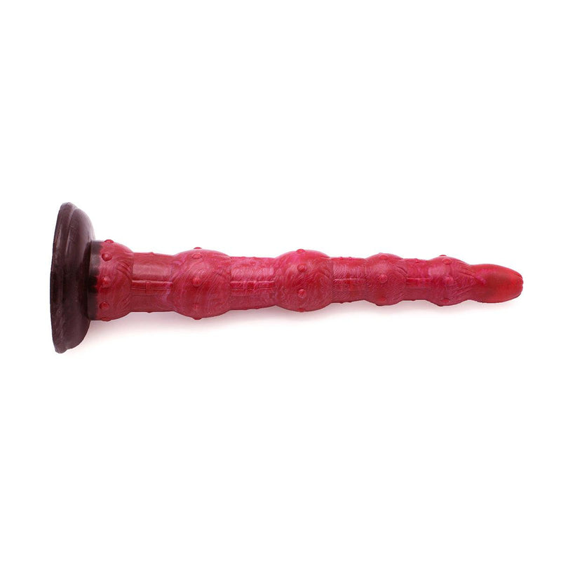 Kiotos Monstar - Anaal Dildo Nr. 45 - 37.5 x 5.7 cm - Roze/Rood/Zwart