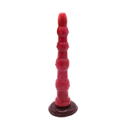 Kiotos Monstar - Anaal Dildo Nr. 45 - 37.5 x 5.7 cm - Roze/Rood/Zwart