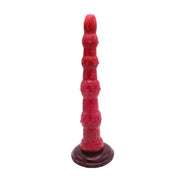 Kiotos Monstar - Anaal Dildo Nr. 45 - 37.5 x 5.7 cm - Roze/Rood/Zwart