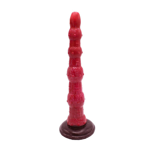 Kiotos Monstar - Anaal Dildo Nr. 45 - 37.5 x 5.7 cm - Roze/Rood/Zwart