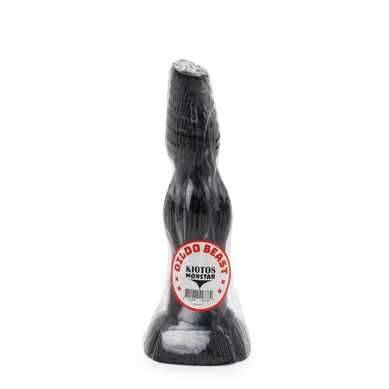 Kiotos Monstar - Fantasie Dildo Nr. 11 - 25.5 x 6 cm - Wit/Zwart