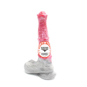 Kiotos Monstar - Fantasie Dildo Nr. 22 - 24,5 cm - Roze/Grijs/Wit