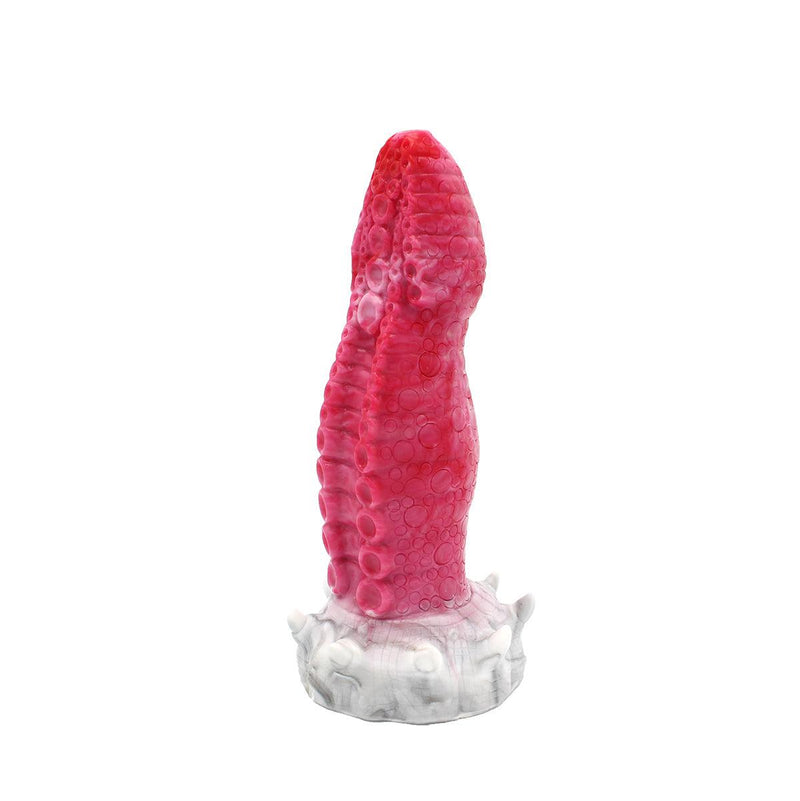 Kiotos Monstar - Fantasie Dildo Nr. 22 - 21 x 6 cm - Roze/Grijs/Wit