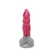Kiotos Monstar - Fantasie Dildo Nr. 25 - 22 x 6 cm - Roze/Grijs/Wit