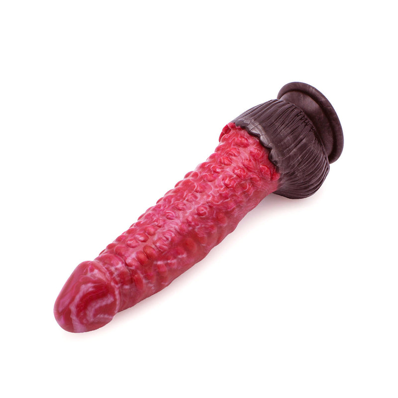 Kiotos Monstar - Fantasie Dildo Nr. 44 - Rood/Zwart