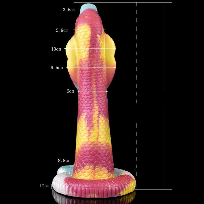 Kiotos Monstar Dildo Nr. 85 - Serpent - 39 cm - 10 cm - Multicolour