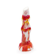 Kiotos Monstar - Fantasie Dildo Nr. 12 - 25.5 x 6 cm - Rood/Oranje/Wit