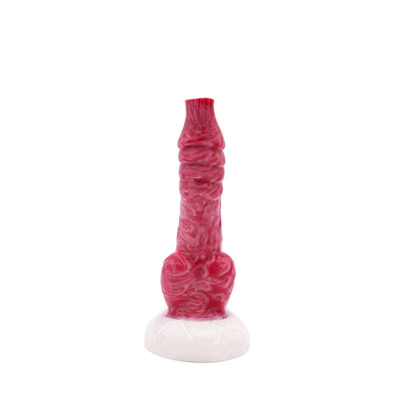 Kiotos Monstar - Fantasie Dildo No. 46 - 20.5 x 3.8 cm - Roze/Rood/Wit