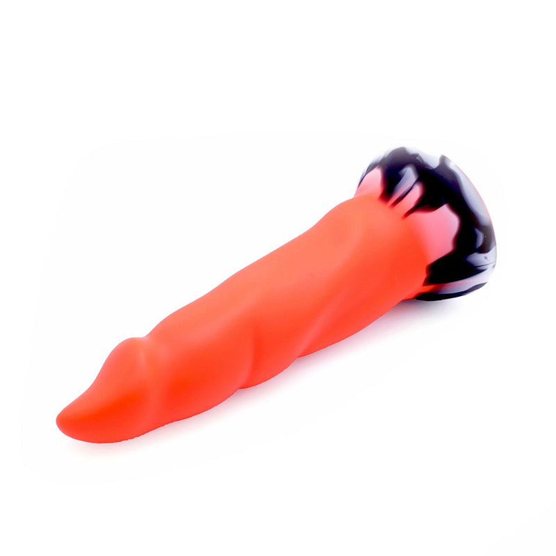 Kiotos Monstar - Dildo Beast No. 47 - Oranje/Zwart/Wit