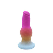 Kiotos Monstar - Dildo Beast No. 48 - Roze/Wit/Geel