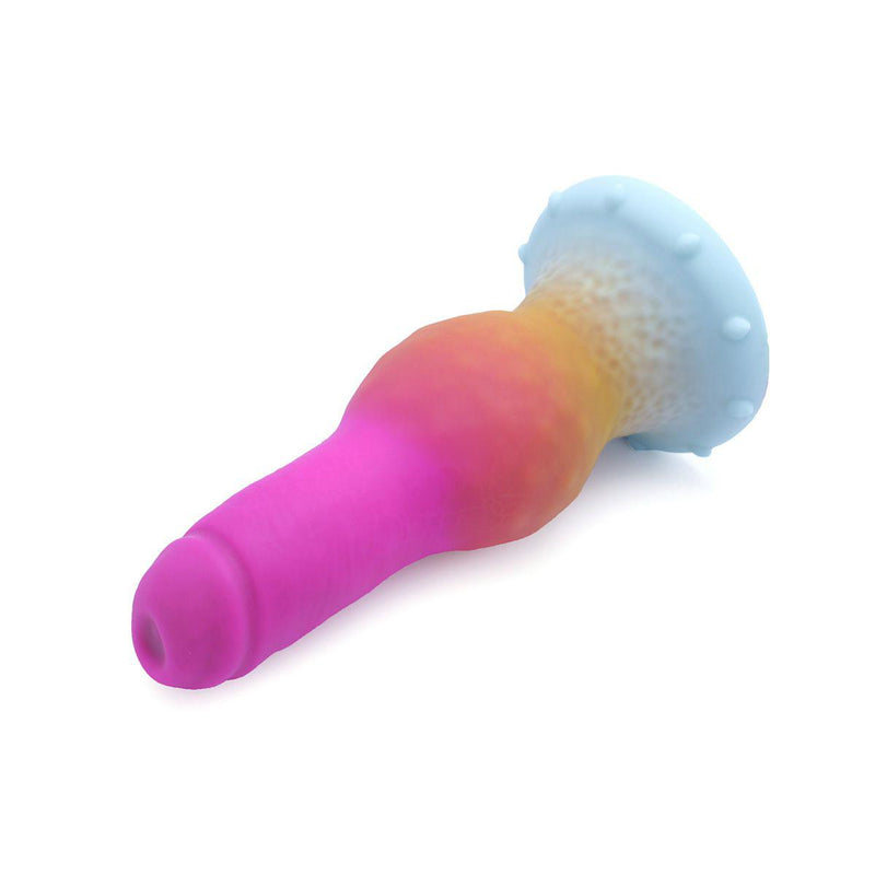 Kiotos Monstar - Dildo Beast No. 48 - Roze/Wit/Geel
