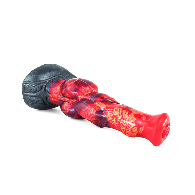 Kiotos Monstar - Fantasie Dildo Nr. 75 - Drogon - Rood/Paars/Zwart
