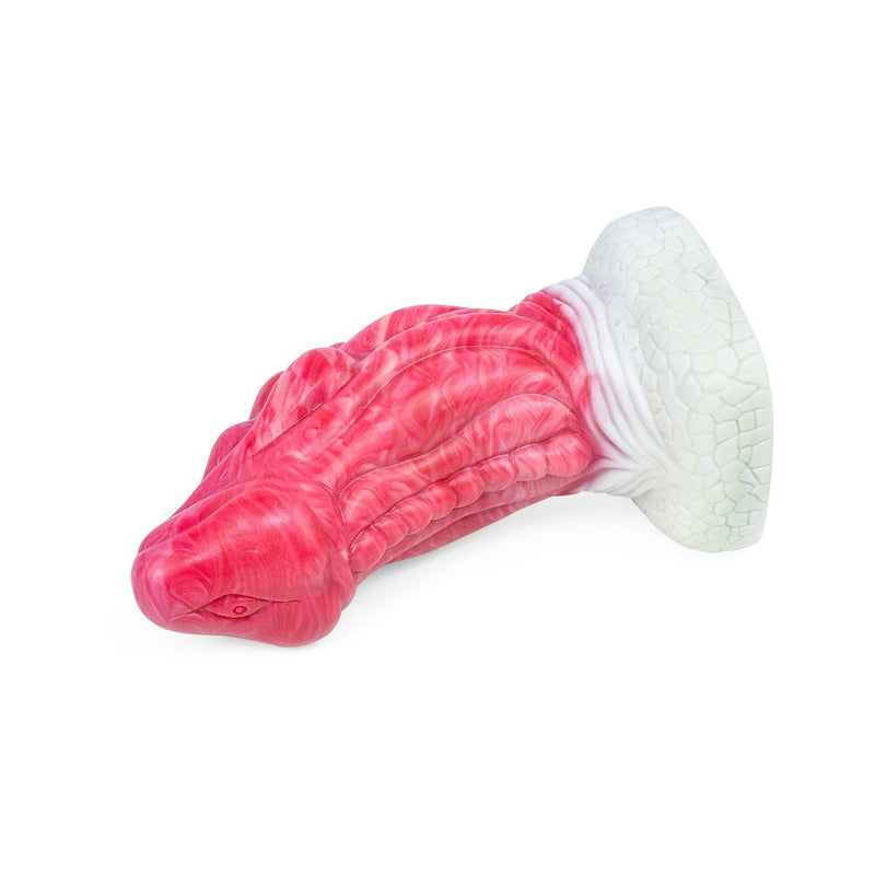 Kiotos Monstar Dildo Beast Nr. 78 Caraxes - Roze/Wit/Grijs