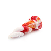 Kiotos Monstar - Dildo Beast OCTOPUS- 18 x 5 cm - Oranje/Wit/Rood