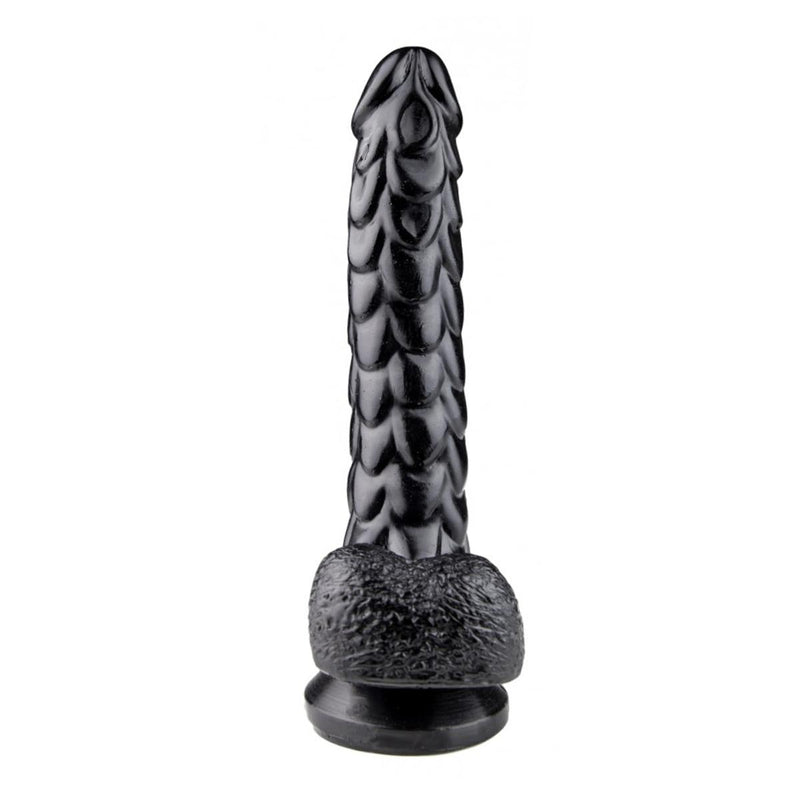 Kiotos Monstar - Echo - Dildo - 24,5 x 4 cm - Zwart