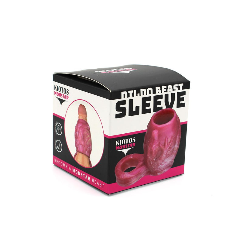 Kiotos Monstar - Emberclaw - Penis Sleeve - Extra Omvang - Verdikkend - Roze