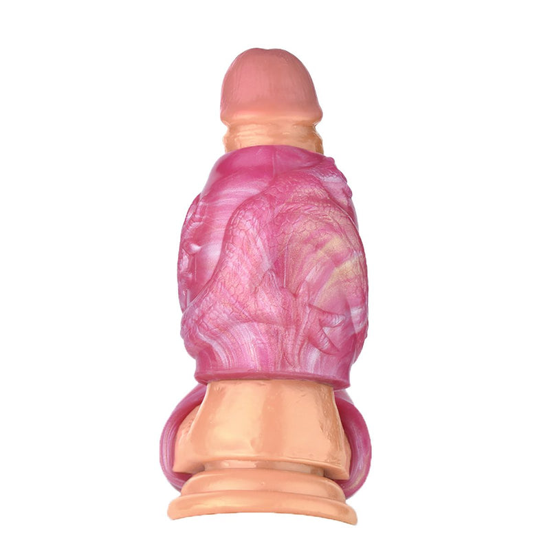 Kiotos Monstar - Emberclaw - Penis Sleeve - Extra Omvang - Verdikkend - Roze